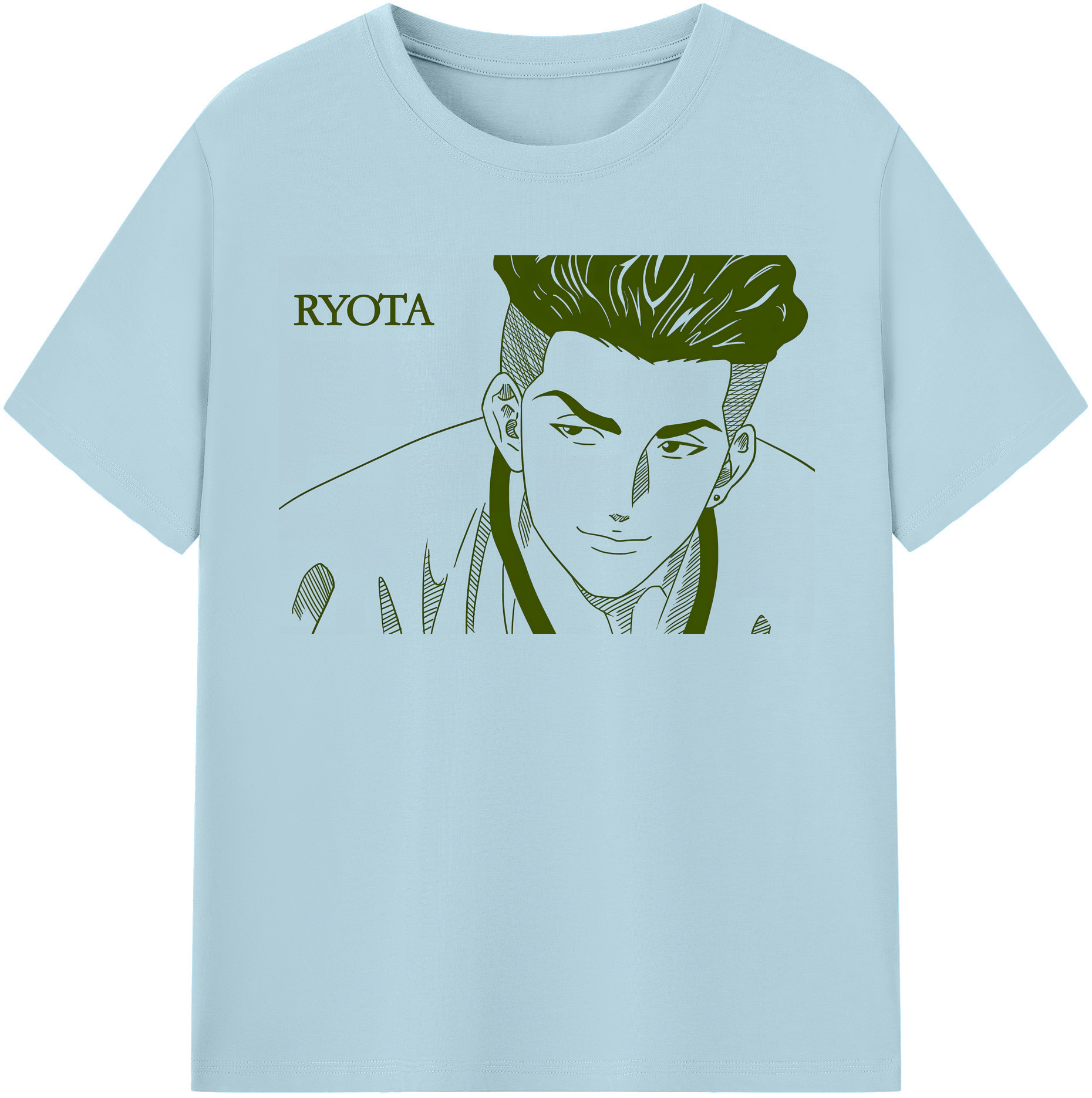 SLAM DUNK／スラムダンク 綿100％半袖Tシャツ（フロントプリント）